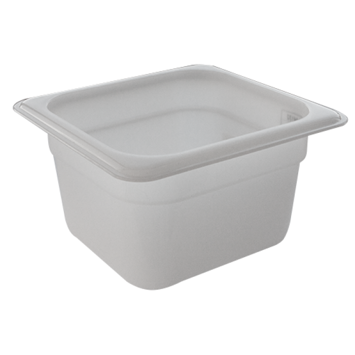 Tava gastronorm polipropilena RAKI 1/6-150, 176x162x150mm, 2,2lt 