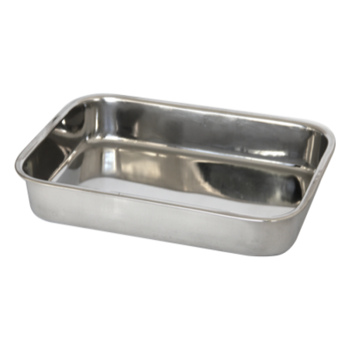 Tava inox dreptunghiulara RAKI pentru copt 35x21,5xh5,5cm