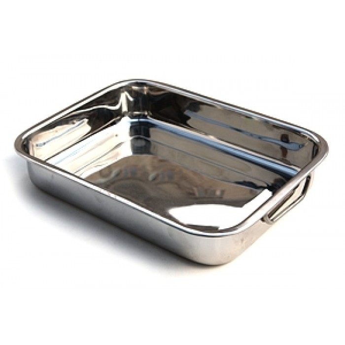 Tava inox dreptunghiulara RAKI pentru copt 40x26xh5cm