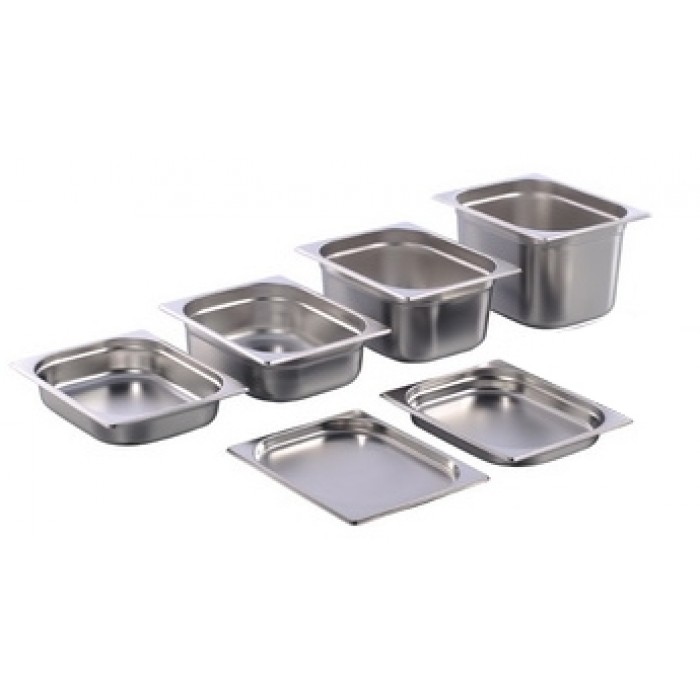 Tava inox gastronorm OZTI GN 1/2    20x325х265mm   1,2lt