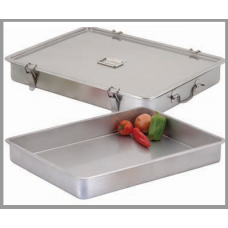 Tava inox profesionala cu capac 50x70x10cm