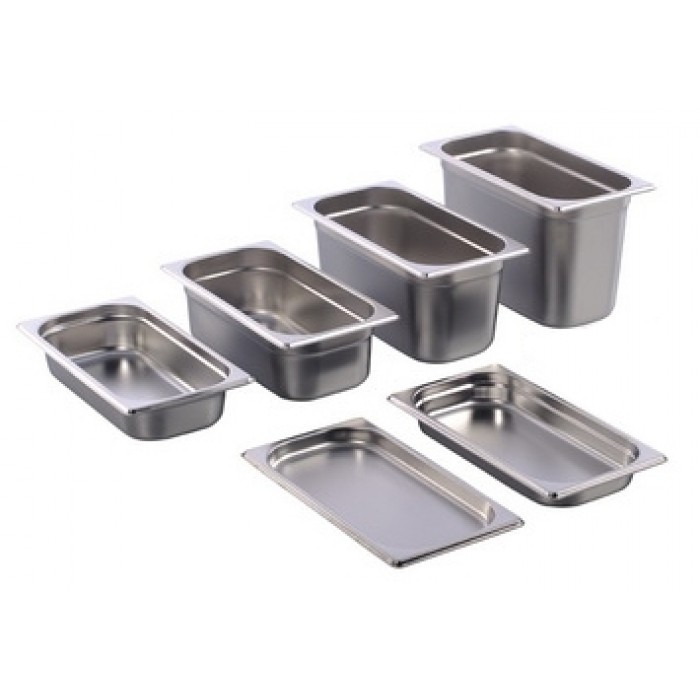 Tava inox RAKI gastronorm GF GN 1x3 100mm MN012318