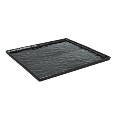 Platou melamina servire dreptunghiular, RAKI, 32,5x26,5cm, negru