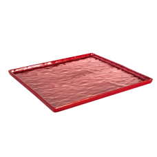 Platou melamina servire dreptunghiular, RAKI, 32,5x26,5cm, rosu