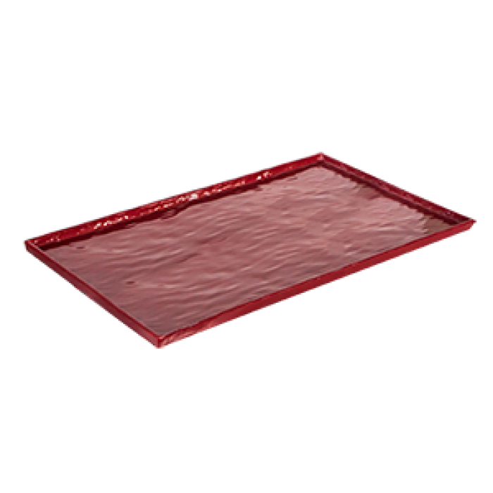 Platou melamina servire dreptunghiular, RAKI, 53x32,5cm, rosu