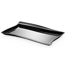 Platou melamina servire RAKI RIVA, 53x32,5xh3,5cm, dreptunghiular, negru