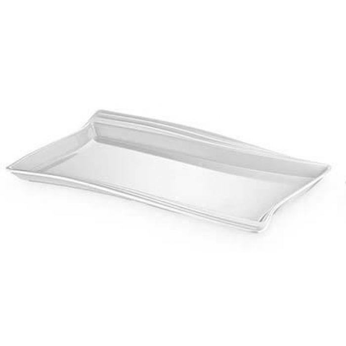 Platou melamina servire RAKI RIVA 53x32,5xh3,5cm, dreptunghiular, alb