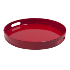 Tava ospatar servire rotunda RAKI, D37,5xh4,5cm, plastic, rosie