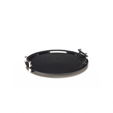 Tava rotunda catering diam 50cm policarbonat neagra MN0136197
