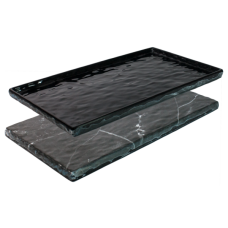 Tava servire dreptunghiulara din melamina MARBLE 17,7x32,5x1cm MN0136638