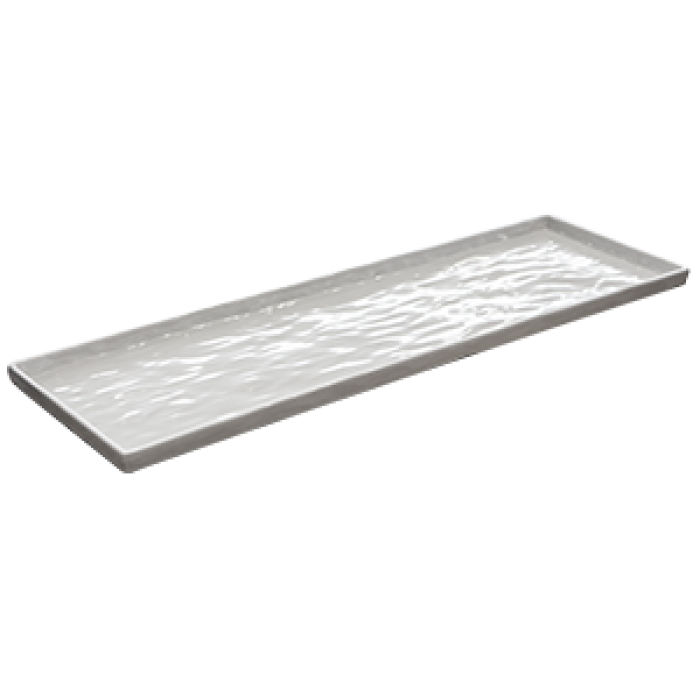 Platou servire dreptunghiular melamina, RAKI, 53x16,3cm, alb