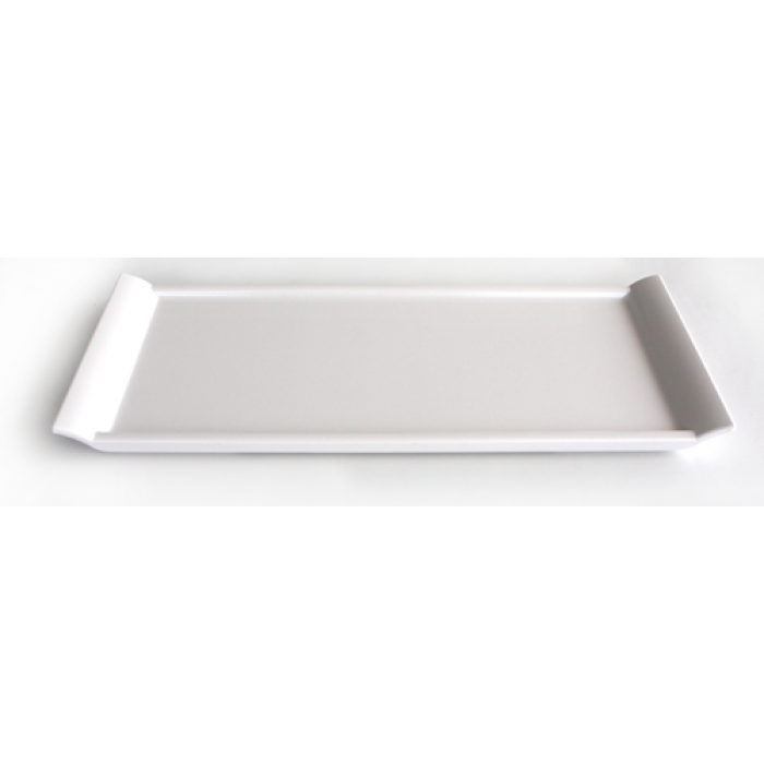 Tava servire melamina RAKI 20x35x1cm alb MN0136153