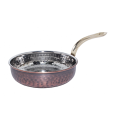 Tigaie cu relief CULINARO ANTIQUE, D15,5xh4cm, 600ml, din inox cu strat cupru