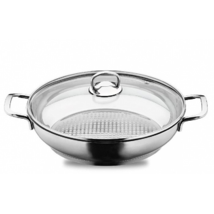 Tigaie inox cu capac pentru omleta 28cm MN0189170