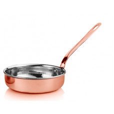 Mini tigaie CULINARO, D15,5xh4cm, 600ml, inox cu strat cupru