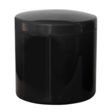 Ghetiera cu capac 1l RAKI din policarbonat negru