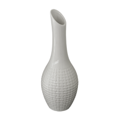 Vaza portelan cu relief 34,5 cm MN0134222