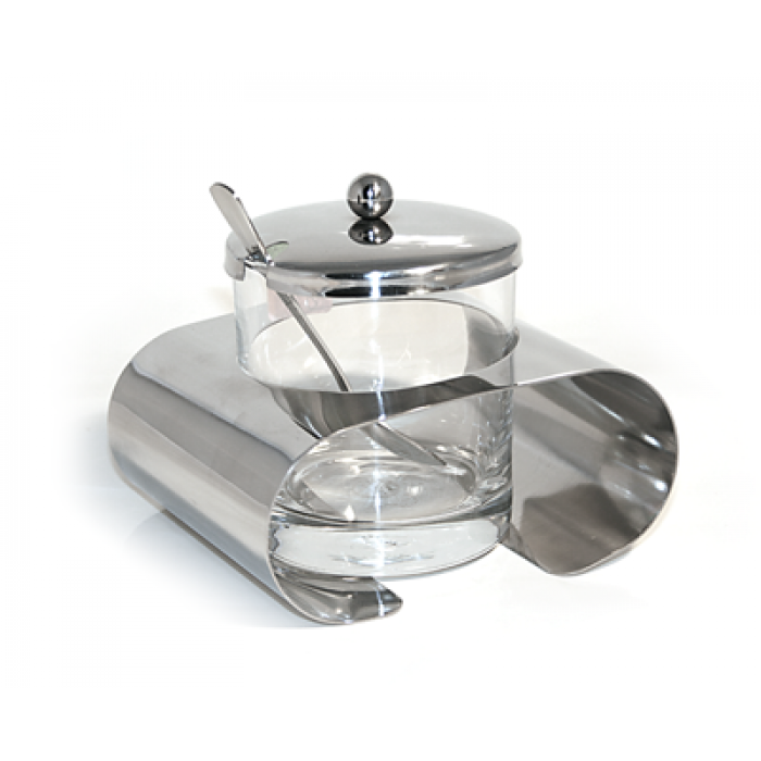 Zaharnita sticla cu suport inox RAKI