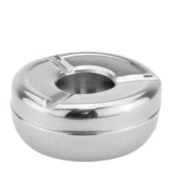 Scrumiera anti-vant inox Raki 12xh5,5cm...