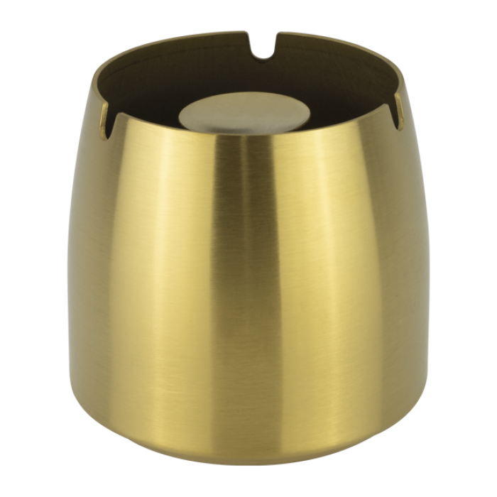 Scrumiera anti-vant metalica Raki 9xh8,5cm,aurie