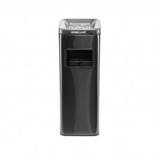 Scrumiera exterioara hotel,restaurant,terasa cu cos gunoi 25,5x25,5xh68cm,negru