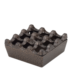 Scrumiera patrata anti-vant Raki aluminiu 8x8xh4cm...