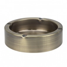 Scrumiera rotunda din inox 14xh4cm Gold