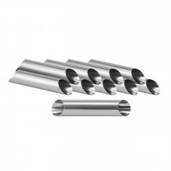 Set 10 forme inox pentru cannoli 2,5x12,5cm...