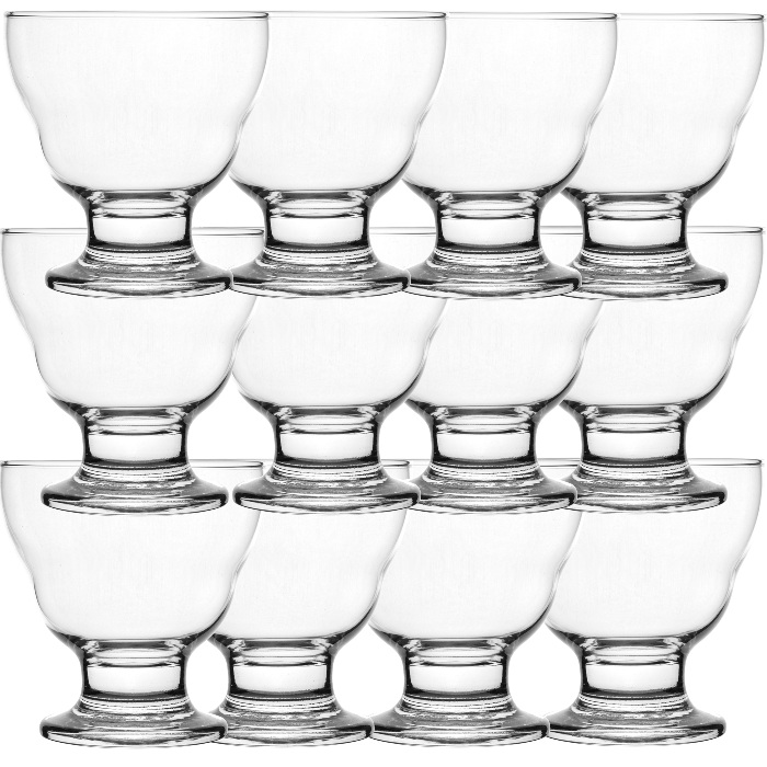 Set 12 cupe de inghetata Nadir Samba 360ml 9,9xh10cm