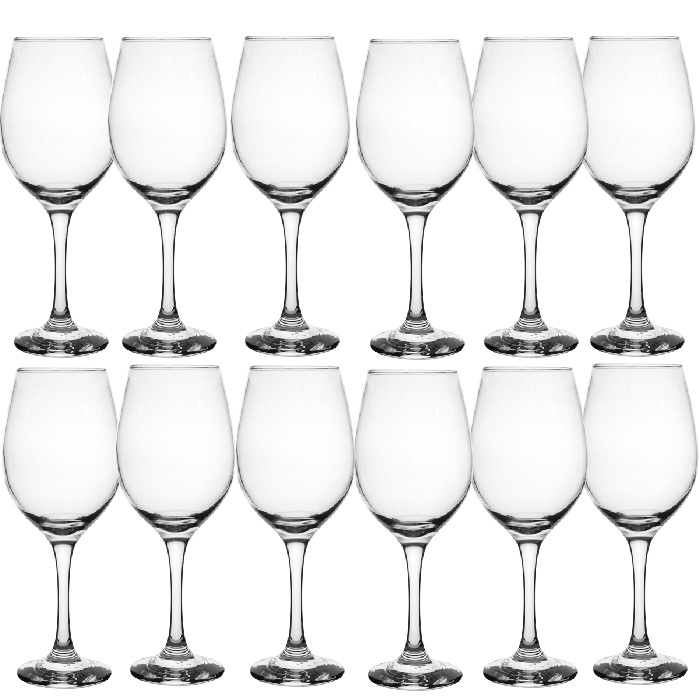 Set 12 pahare vin alb Nadir Barone 385ml 8,2xh21cm