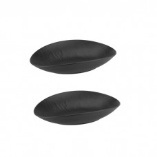 Set 2 boluri portelan ovale Culinaro Meteor Buffet 25x16xh6,5cm