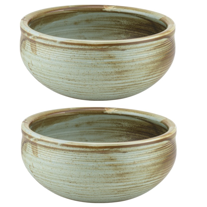 Set 2 boluri portelan RIVER 20xh8,5cm