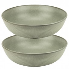 Set 2 boluri portelan salata Culinaro Moss 24xh7,8cm, 2000ml