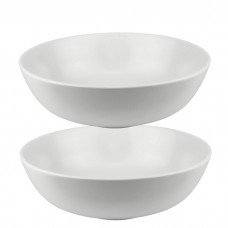 Set 2 boluri portelan salata Culinaro White Moss 24xh7,8cm, 2000ml