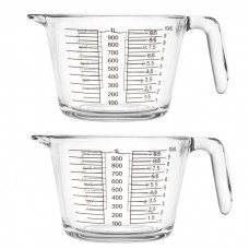 Set 2 cani gradate  15xh11cm,1000ml