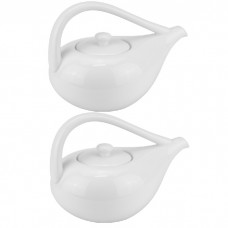 Set 2 ceainiсe din portelan Culinaro Vision White 650ml