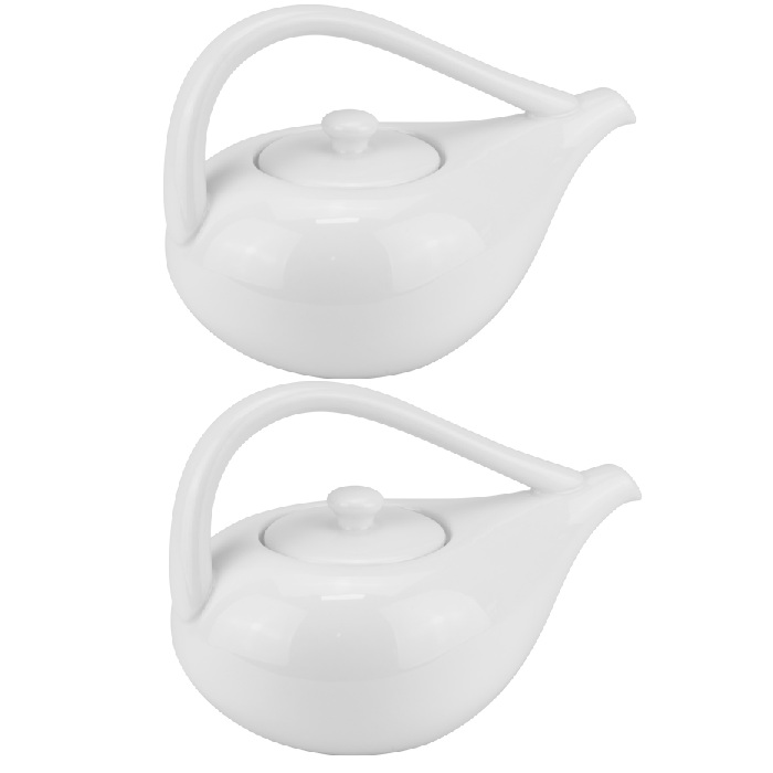 Set 2 ceainiсe din portelan Culinaro Vision White 650ml