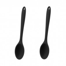 Set 2 liguri din silicon pentru servire 4,2x20cm,negru