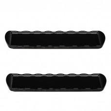 Set 2 platouri melamina 15x35cm,negru