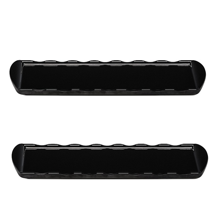 Set 2 platouri melamina 15x35cm,negru