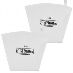 Set 2 pungi de decorare 40cm,alb...