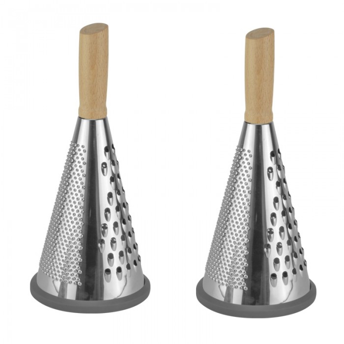 Set 2 razatoare conice RAKI 28cm