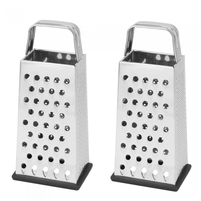 Set 2 razatoare cu suport silicon RAKI 24cm