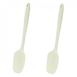 Set 2 spatule bucatarie silicon alba...
