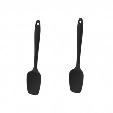 Set 2 spatule din silicon 4,5x21cm,negru