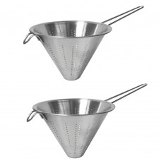 Set 2 strecuratoare conice RAKI inox 18cm