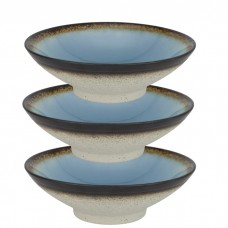 Set 3 boluri portelan Culinaro Gio Azure 22cm