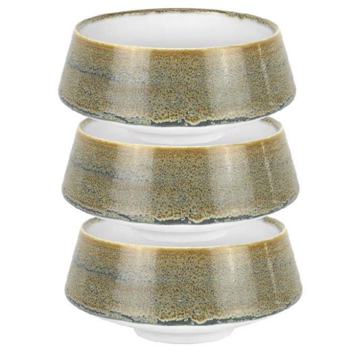 Set 3 boluri portelan Culinaro Storm 18cm,1600ml