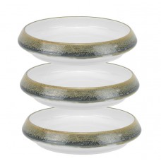 Set 3 farfurii adanci din portelan Culinaro Storm 20xh4cm