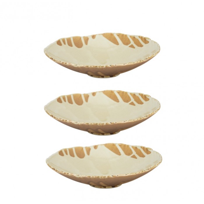 Set 3 farfurii adanci portelan CULINARO FUJI 29xh7cm